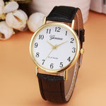 Men Watch 2019  Casual Faux Leather Mens Quartz