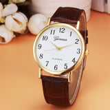 Men Watch 2019  Casual Faux Leather Mens Quartz