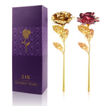 Gold Plated Rose Flower Decoration